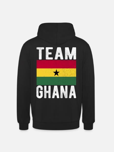 Ghana Flag - Unisex Hoodie - black
