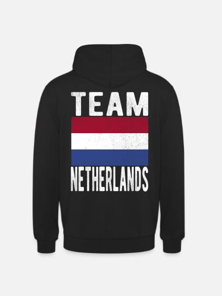 Netherlands flag - Unisex Hoodie - black