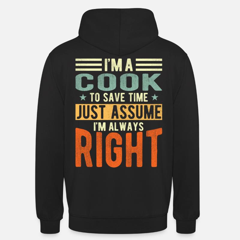 Cuire - Sweat-shirt à capuche unisexe - noir