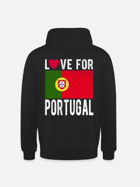 Portugal Flag - Unisex Hoodie - black