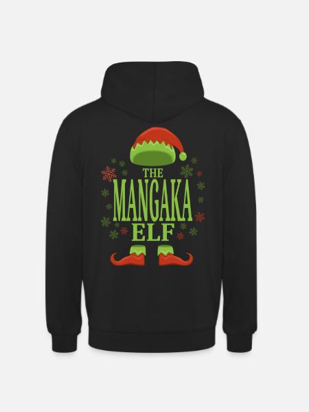 Mangaka Christmas Elf - Unisex Hoodie - black
