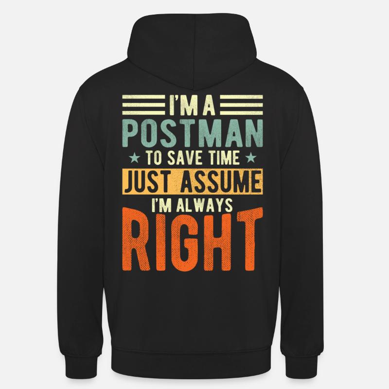 Postbote - Unisex Hoodie - Schwarz