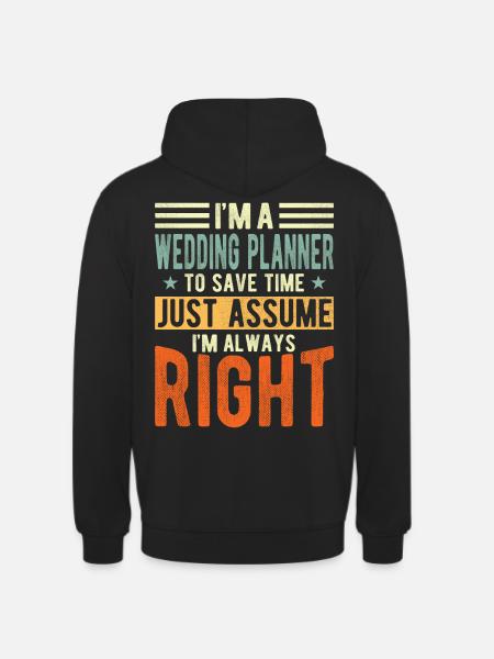 Wedding planner - Unisex Hoodie - black