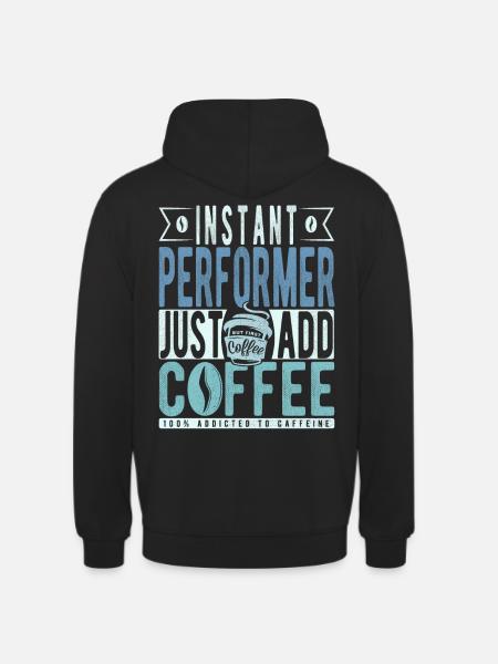 Artist Coffee Saying - Unisex Hoodie - black