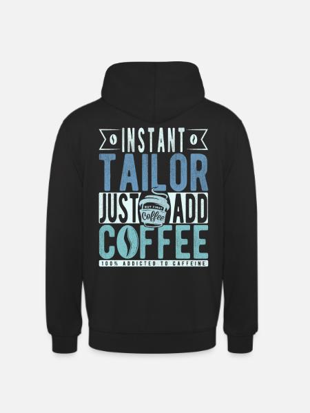 Schneider Kaffee Spruch - Unisex Hoodie - Schwarz