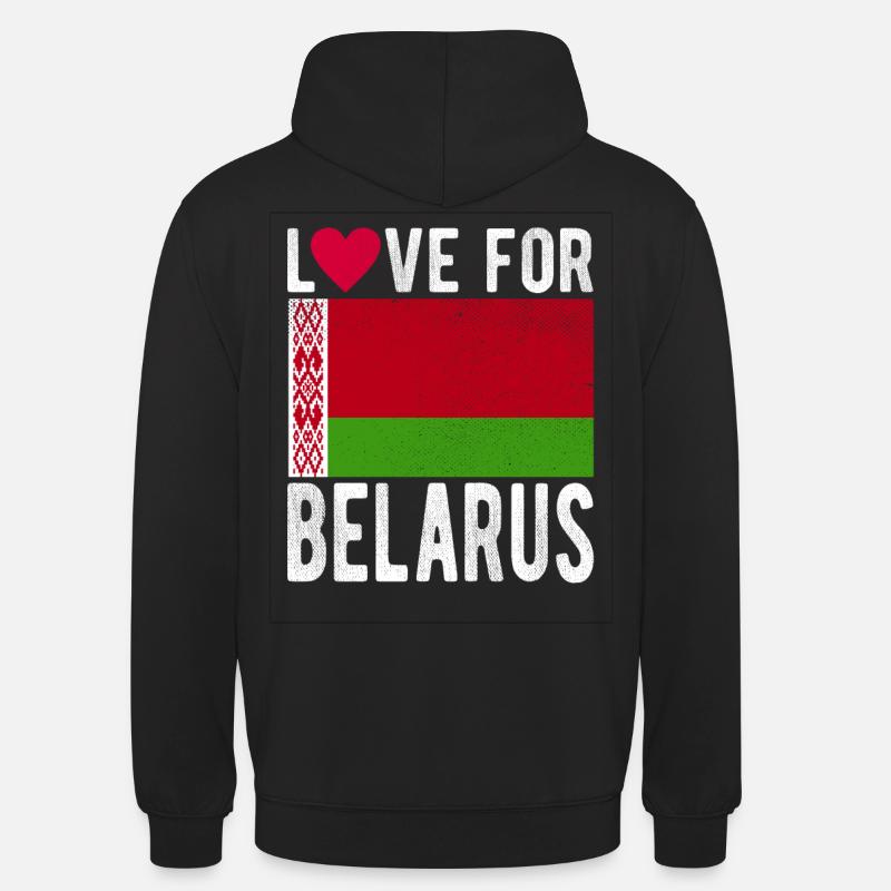 Souvenir Biélorussie - Sweat-shirt à capuche unisexe - noir