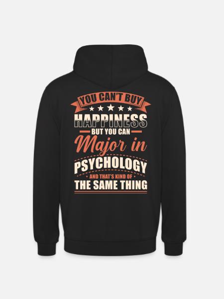 Psychology Degree - Unisex Hoodie - black