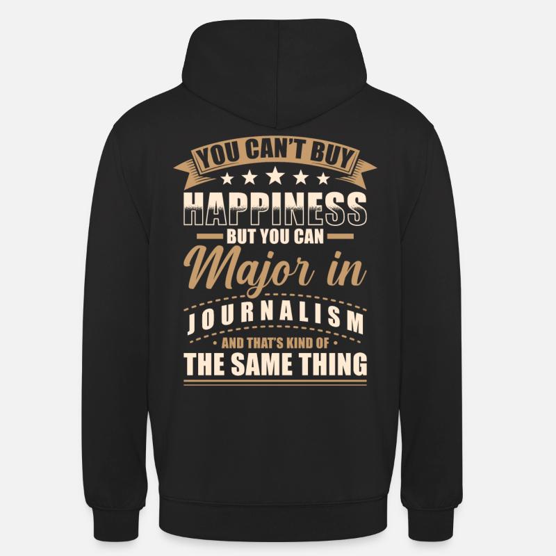 Journalismus Abschluss - Unisex Hoodie - Schwarz