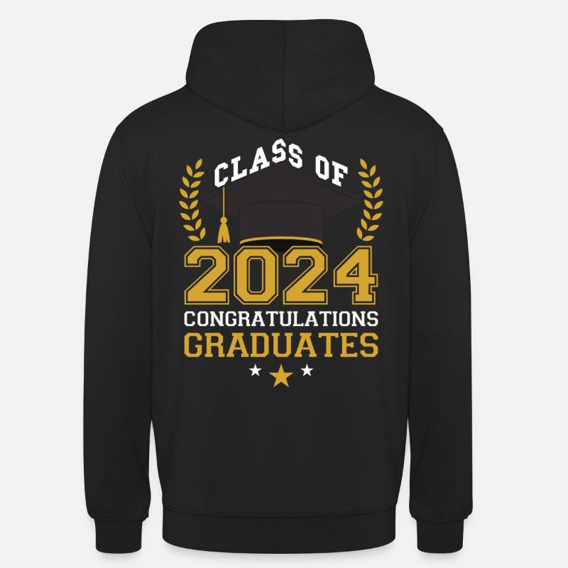 Abschlussfeier Der Klasse 2024 - Unisex Hoodie - Schwarz