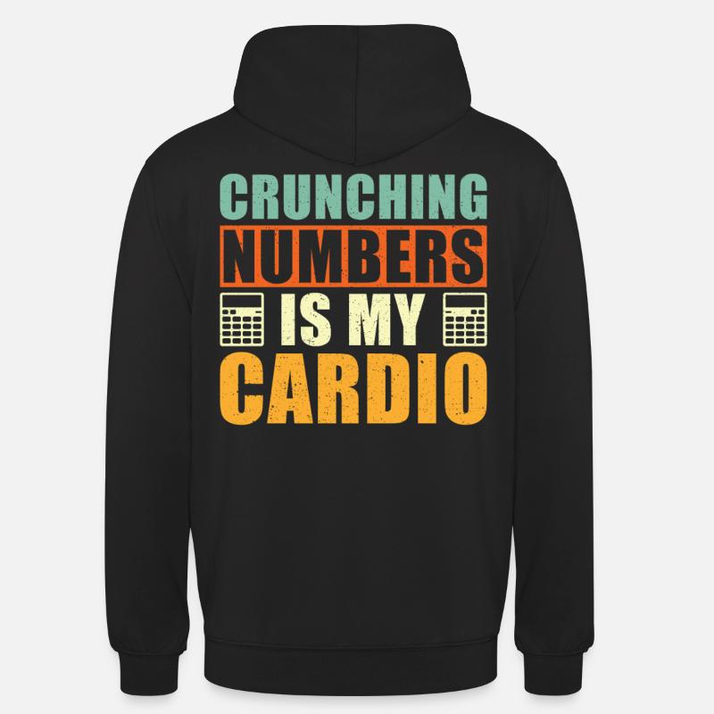 Comptable Dire - Sweat-shirt à capuche unisexe - noir