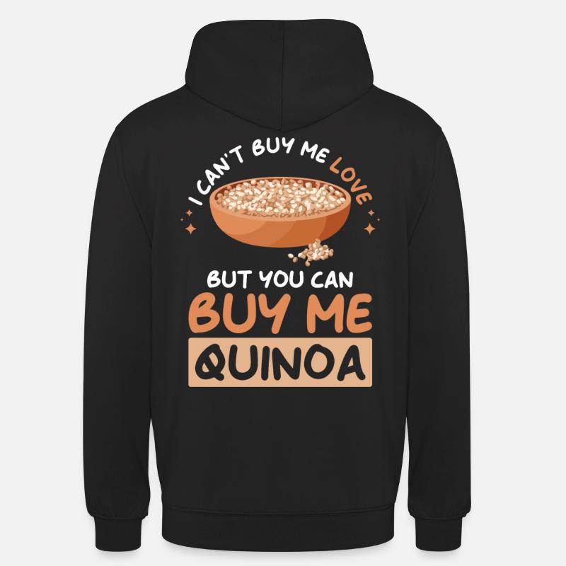 Quinoa Saying - Unisex Hoodie - black