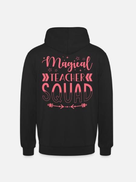 Teacher squad - Unisex Hoodie - black