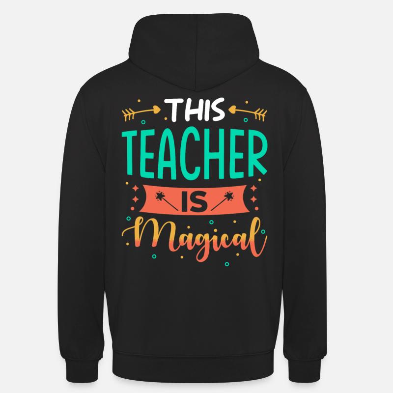 Cadeau de l’enseignant - Sweat-shirt à capuche unisexe - noir