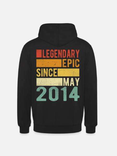 Birthday May 2014 Legendary Epic - Unisex Hoodie - black