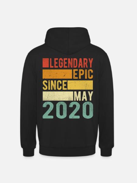 Birthday May 2020 Legendary Epic - Unisex Hoodie - black