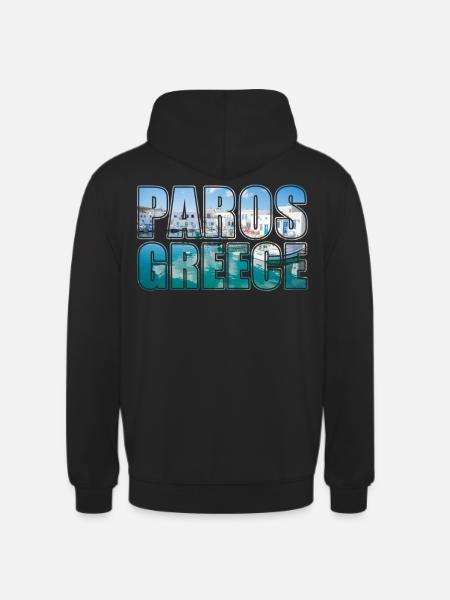 Paros Greece Souvenir - Unisex Hoodie - black