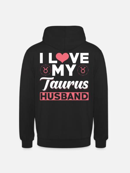I love my bull husband - Unisex Hoodie - black