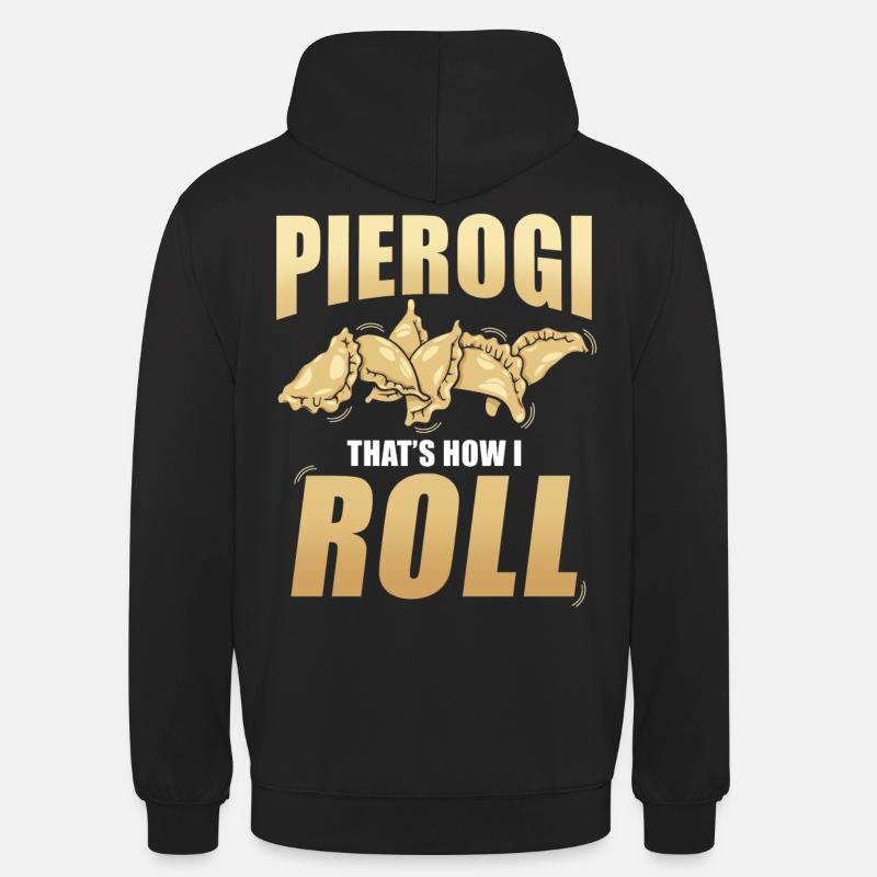 Boulettes Pierogi - Sweat-shirt à capuche unisexe - noir