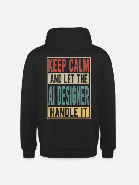 Ki Designer Retro Gift - Unisex Hoodie - black