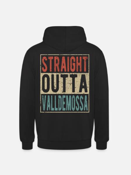 Straight Outta Valldemossa - Unisex Hoodie - black