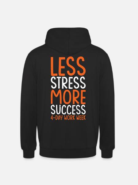 4 days a week - Unisex Hoodie - black