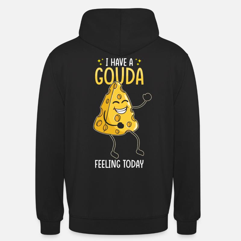 Käse Geschenk - Unisex Hoodie - Schwarz