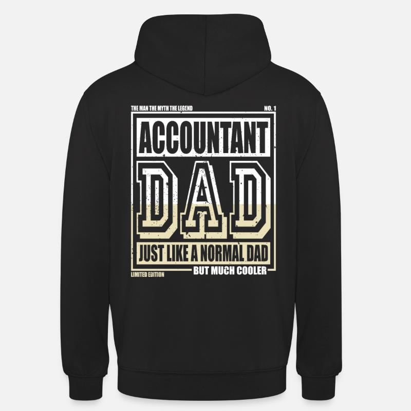 Accountant Dad Gift - Unisex Hoodie - black