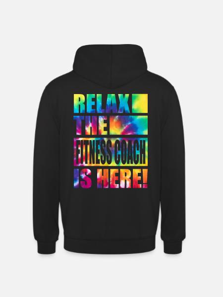 Fitness Coach Funny Saying - Unisex Hoodie - black