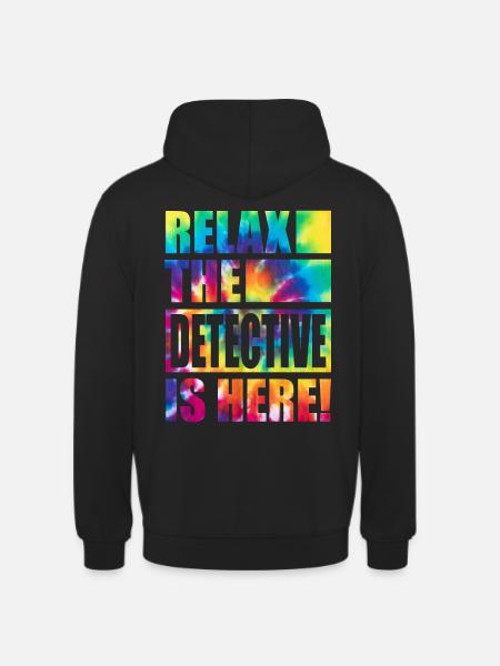 Drôle de détective - Sweat-shirt à capuche unisexe - noir