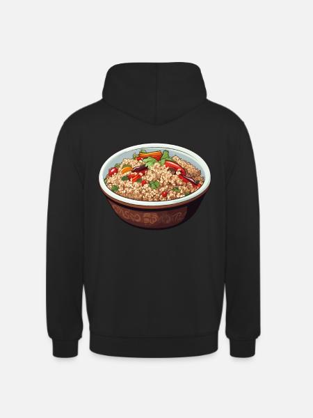 Couscous Bowl - Unisex Hoodie - black
