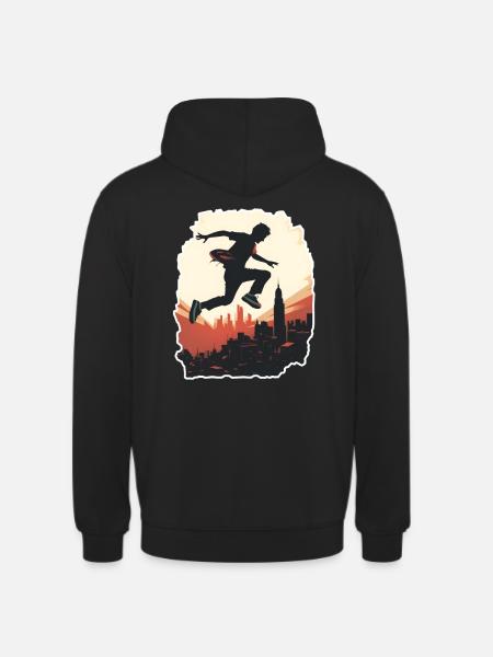 Parkour Freerunning - Unisex Hoodie - Schwarz