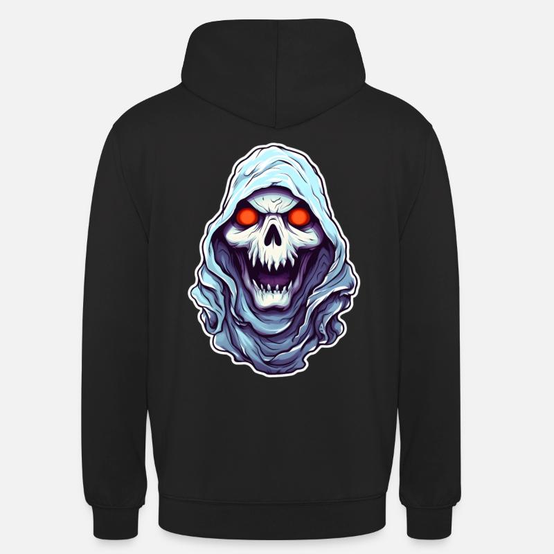 Skull Ghost Halloween - Sweat-shirt à capuche unisexe - noir