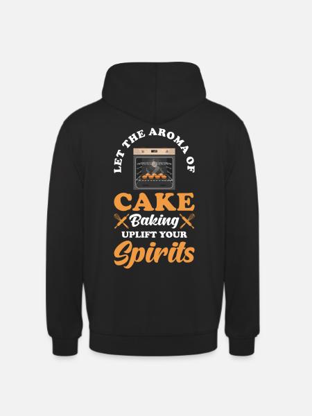 Cakes, baking, baking, bakery - Unisex Hoodie - black