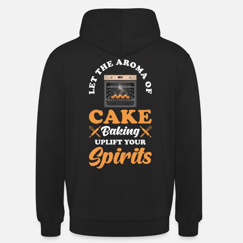 Cakes, baking, baking, bakery - Unisex Hoodie - black
