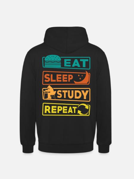 Student Study Learning Exam - Unisex Hoodie - black