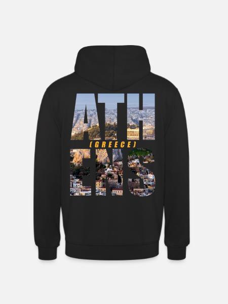 Athens Greece Souvenir - Unisex Hoodie - black