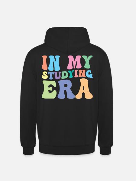Study Retro Groovy Student - Unisex Hoodie - black