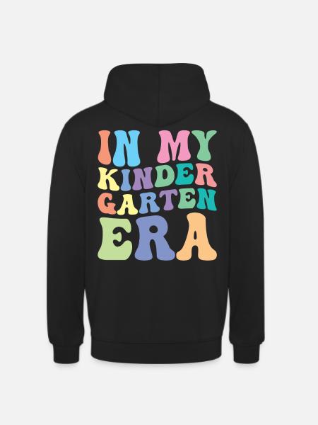Kindergarten Retro Groovy Student - Unisex Hoodie - black