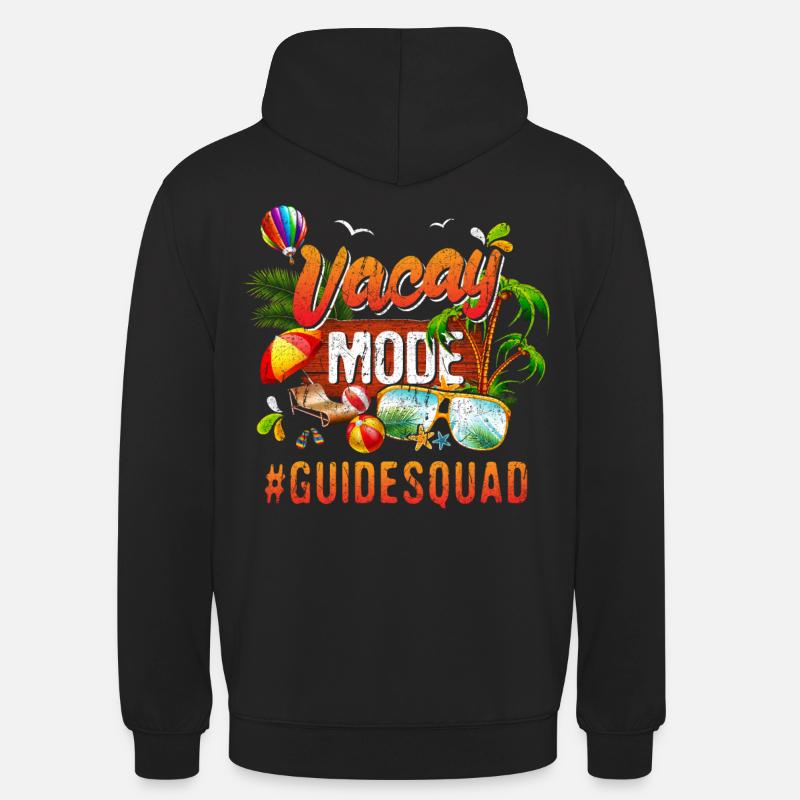 Guide Vacances Groupe #Guidesquad - Sweat-shirt à capuche unisexe - noir