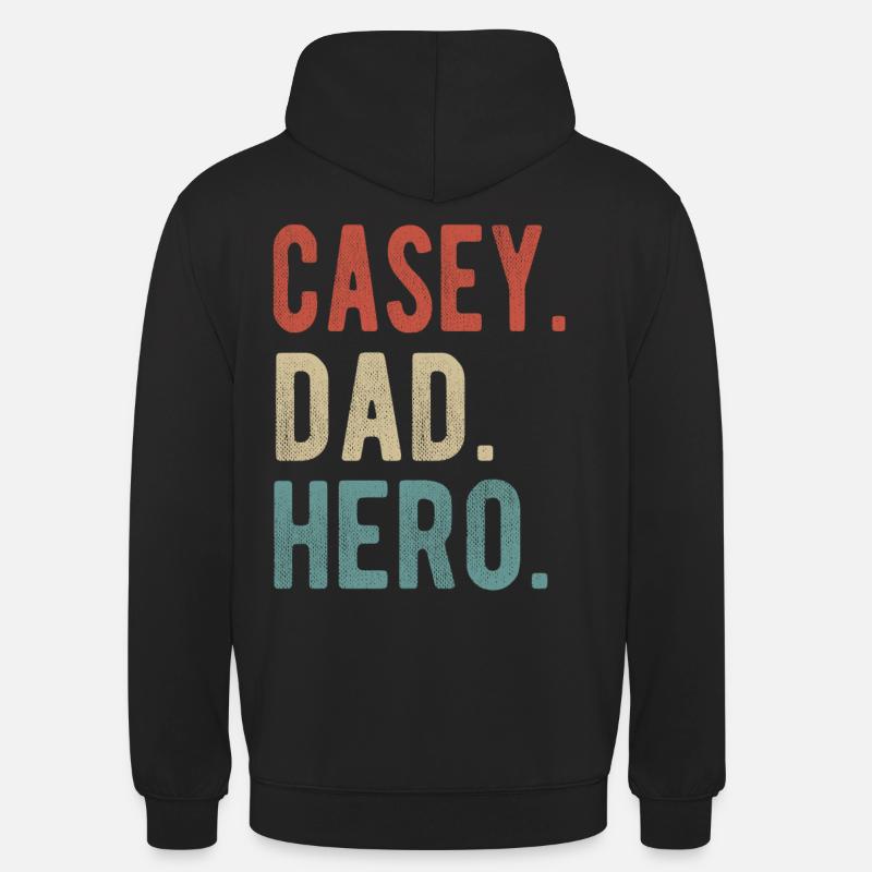 Casey Papa Héros - Sweat-shirt à capuche unisexe - noir
