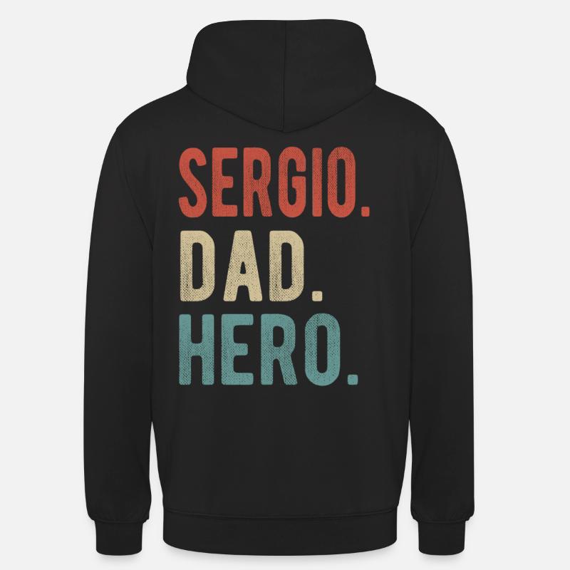 Sergio Papa Held - Unisex Hoodie - Schwarz