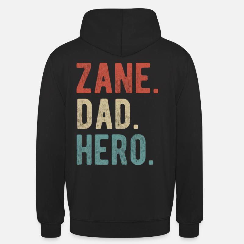 Zane Dad Held - Unisex Hoodie - Schwarz