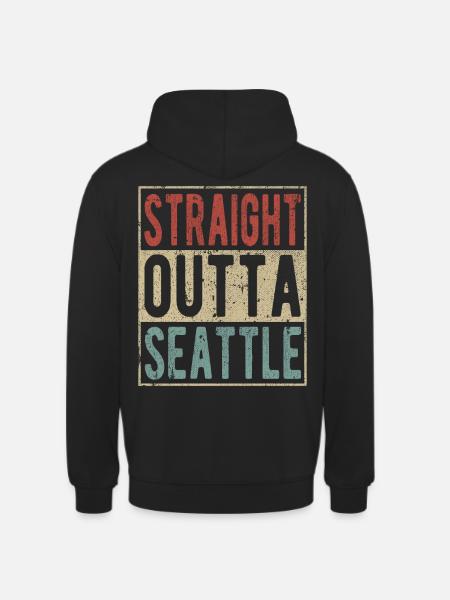 Direkt aus Seattle - Unisex Hoodie - Schwarz
