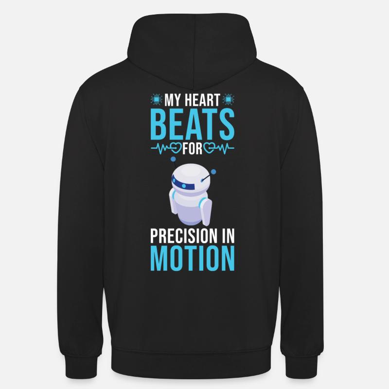Robotics Engineer Robot Robotics technician - Unisex Hoodie - black