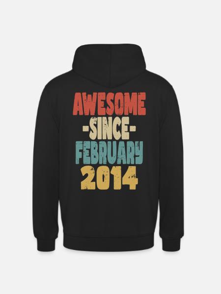 Awesome February 2014 - Unisex Hoodie - black