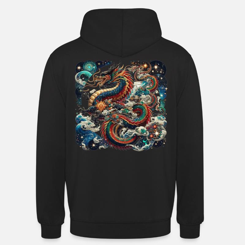 Dragon Zodiaque Chinois - Sweat-shirt à capuche unisexe - noir