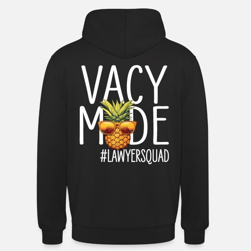 Avocat Vacances Mode Vacy Lawyersquad - Sweat-shirt à capuche unisexe - noir