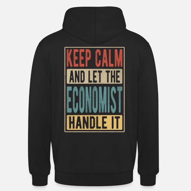 Økonom Retro Gave - Hættetrøje unisex - sort