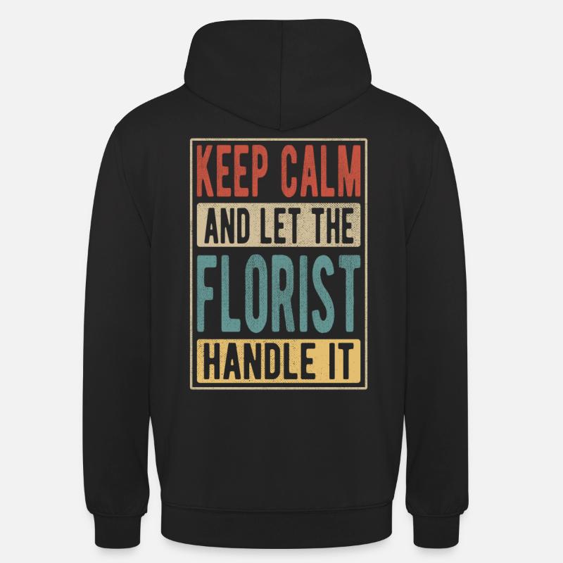 Florist Retro Geschenk - Unisex Hoodie - Schwarz