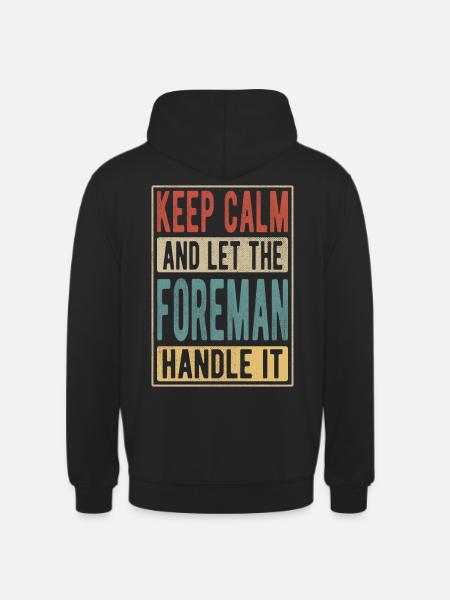 Foreman Retro Gift - Unisex Hoodie - black
